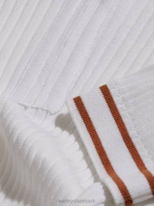 napier monteret strik polo Varley Kvinder L460137 beklædning hvid