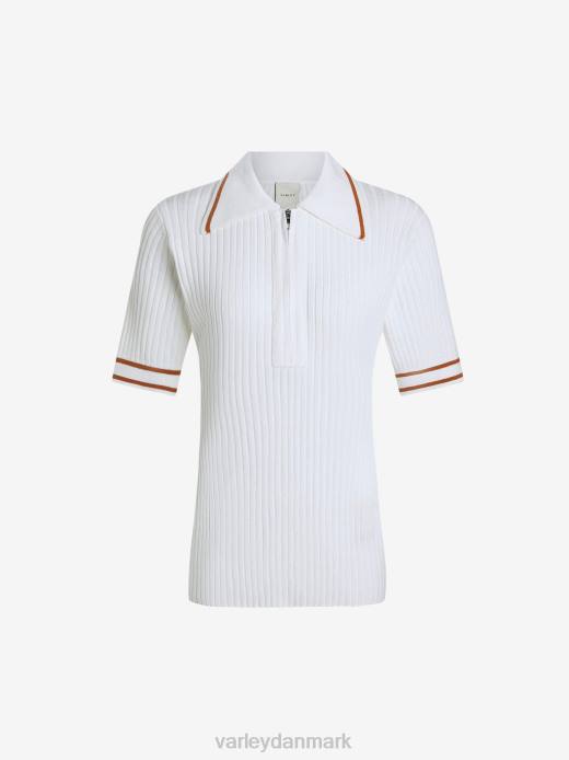 napier monteret strik polo Varley Kvinder L460137 beklædning hvid