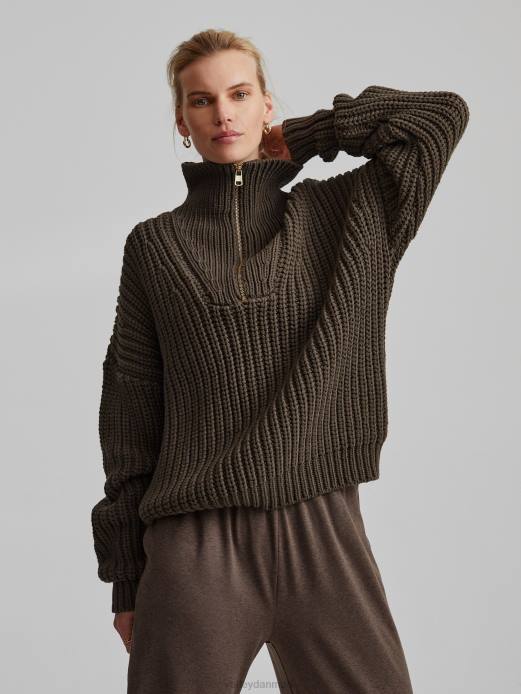 natalia pullover med halv lynlås Varley Kvinder L460185 beklædning gærdesmutte