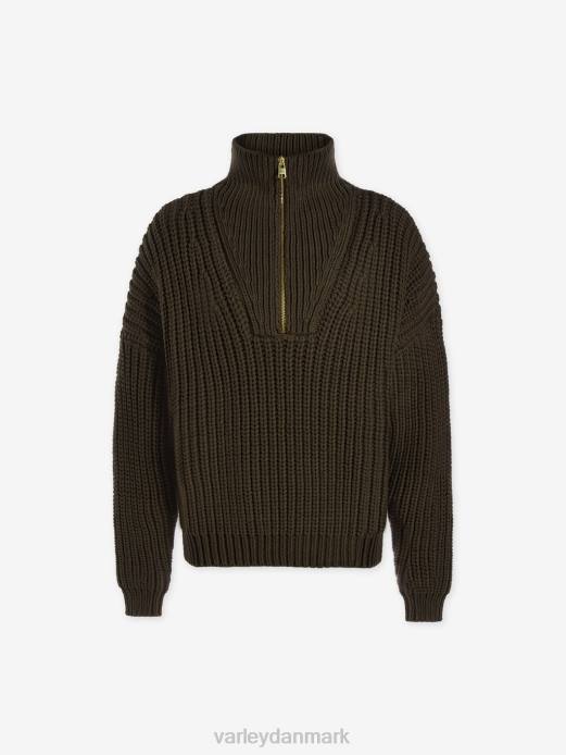 natalia pullover med halv lynlås Varley Kvinder L460185 beklædning gærdesmutte