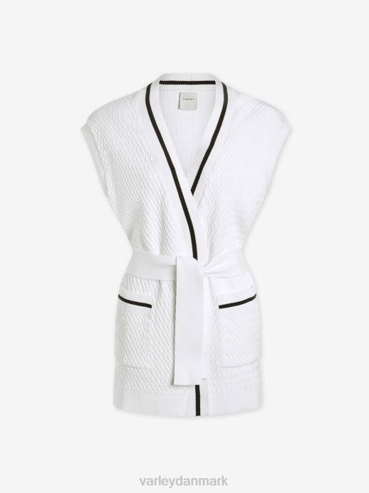 natoma langline cardigan Varley Kvinder L460143 beklædning hvid