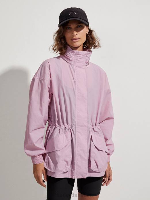 nellie vindjakke med afslappet pasform Varley Kvinder L460410 beklædning lilla tåge