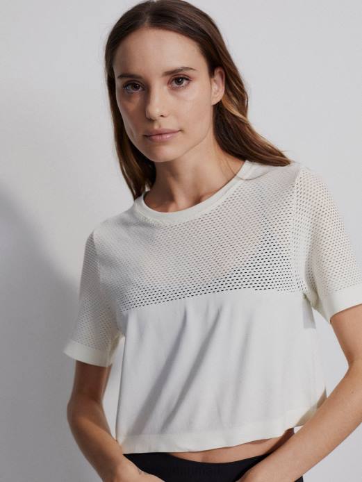 paden cropped tee Varley Kvinder L460252 beklædning hejre