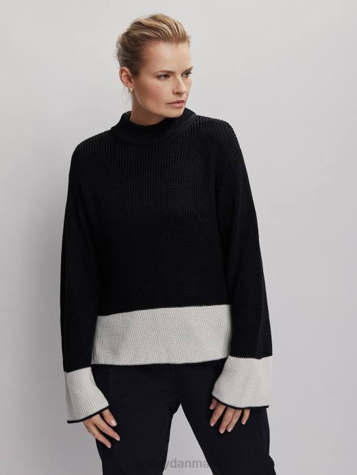 panama strik Varley Kvinder L460181 beklædning metallisk sort