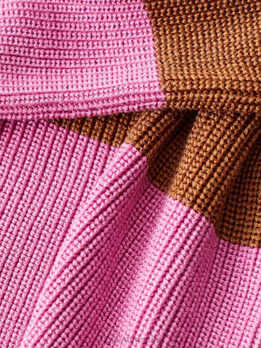 panama strik Varley Kvinder L460182 beklædning metallisk karamel cafe