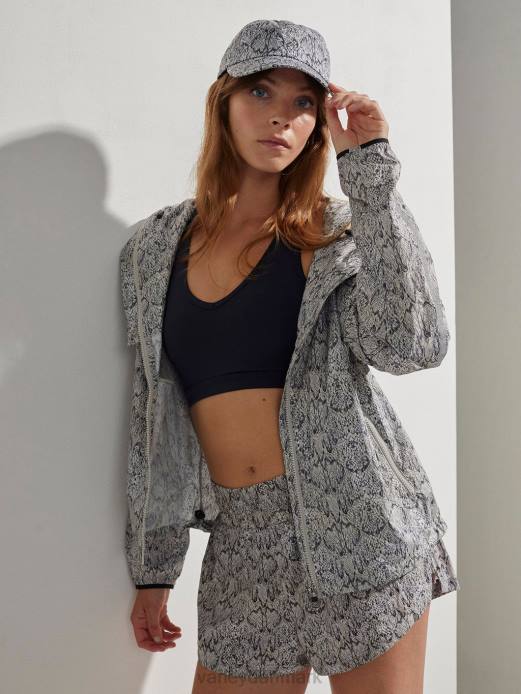 print terrasse løbejakke Varley Kvinder L460413 beklædning spejlslange