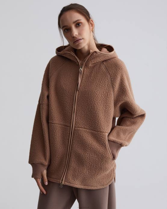 raley lynlås fleece Varley Kvinder L460469 beklædning kantarel