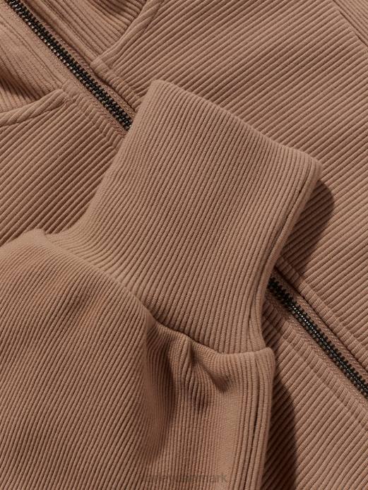 ramona pullover med halv lynlås Varley Kvinder L460145 beklædning kantarel