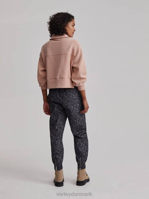 ramona pullover med halv lynlås Varley Kvinder L460146 beklædning mahogni rose