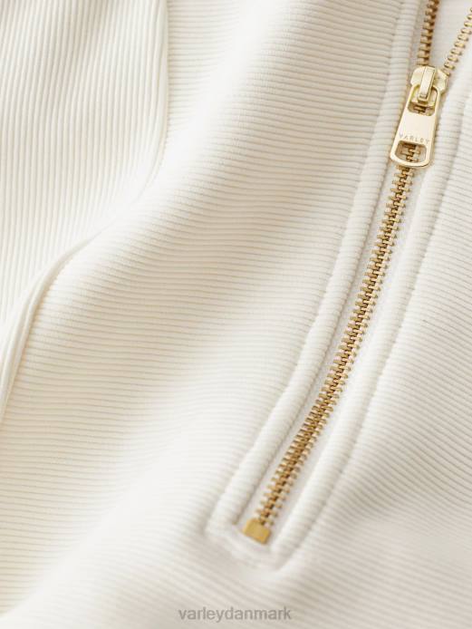 ramona pullover med halv lynlås Varley Kvinder L460147 beklædning hviske hvid