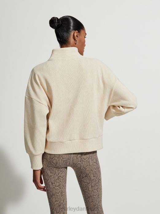 rosanne sved med lynlås Varley Kvinder L460108 beklædning havregryn mergel