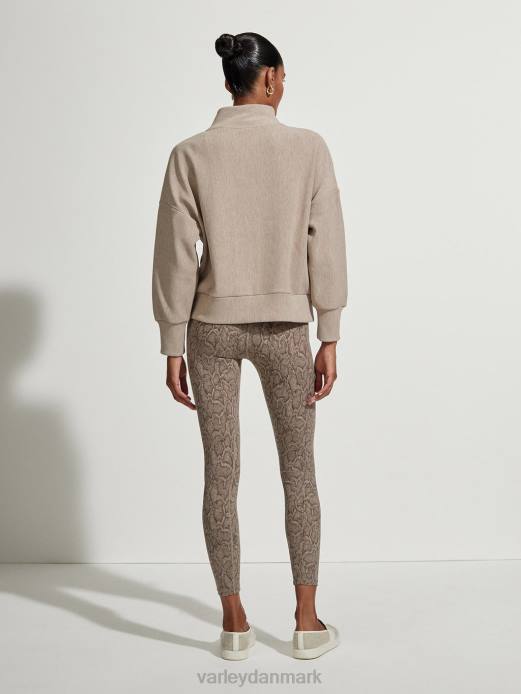 rosanne sved med lynlås Varley Kvinder L460109 beklædning taupe mergel