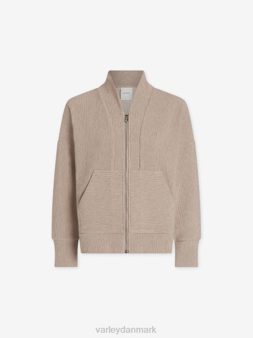 rosanne sved med lynlås Varley Kvinder L460109 beklædning taupe mergel
