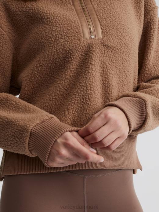 roselle fleece med halv lynlås Varley Kvinder L460234 beklædning kantarel