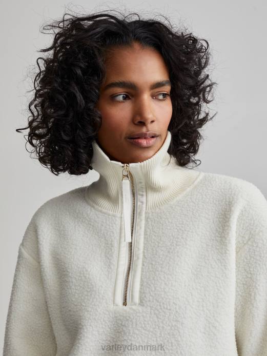 roselle fleece med halv lynlås Varley Kvinder L460235 beklædning hejre