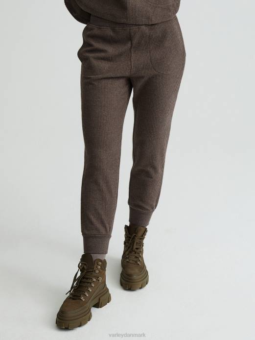 russell sweatpants Varley Kvinder L460381 beklædning chokolade mergel
