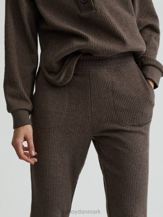russell sweatpants Varley Kvinder L460381 beklædning chokolade mergel