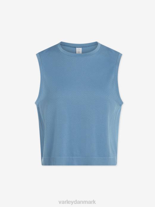 side sømløs afgrødetank Varley Kvinder L46043 beklædning blå himmel