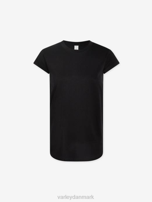 sømløs jade t-shirt Varley Kvinder L460122 beklædning sort