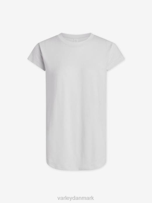 sømløs jade t-shirt Varley Kvinder L460123 beklædning sne hvid