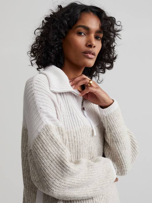 willard pullover med halv lynlås Varley Kvinder L460213 beklædning nimbus sky