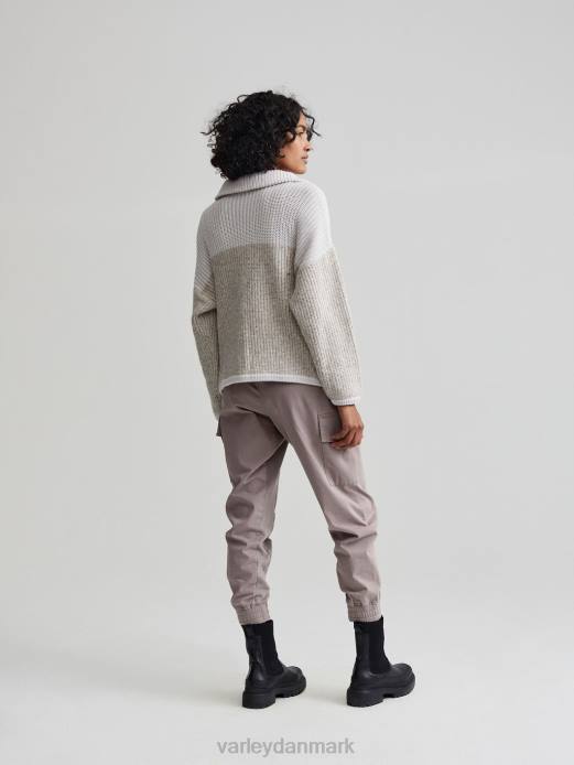 willard pullover med halv lynlås Varley Kvinder L460213 beklædning nimbus sky